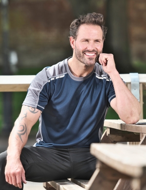 TuffStuff ELITE T-Shirt 151 - Navy/Grey